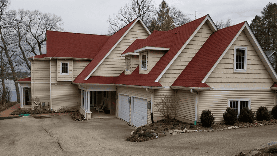 exterior before remodel in delavan wi