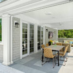 pool house covered porch